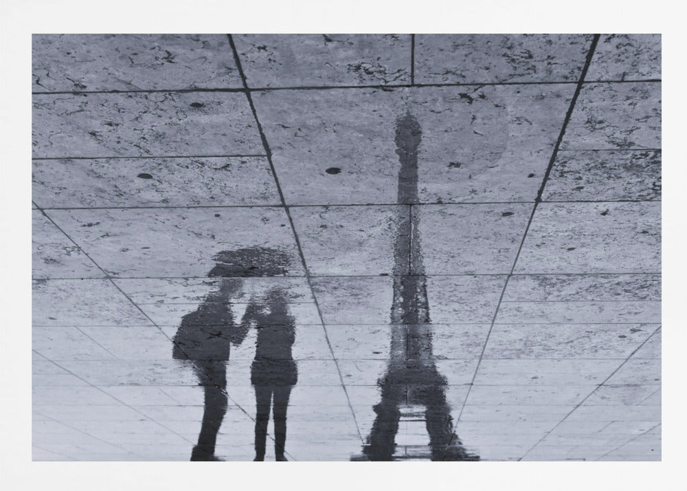 Under the Rain in Paris - Poster / Art Print