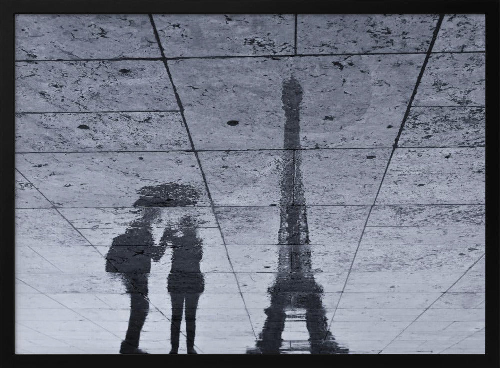 Under the Rain in Paris - Poster / Art Print