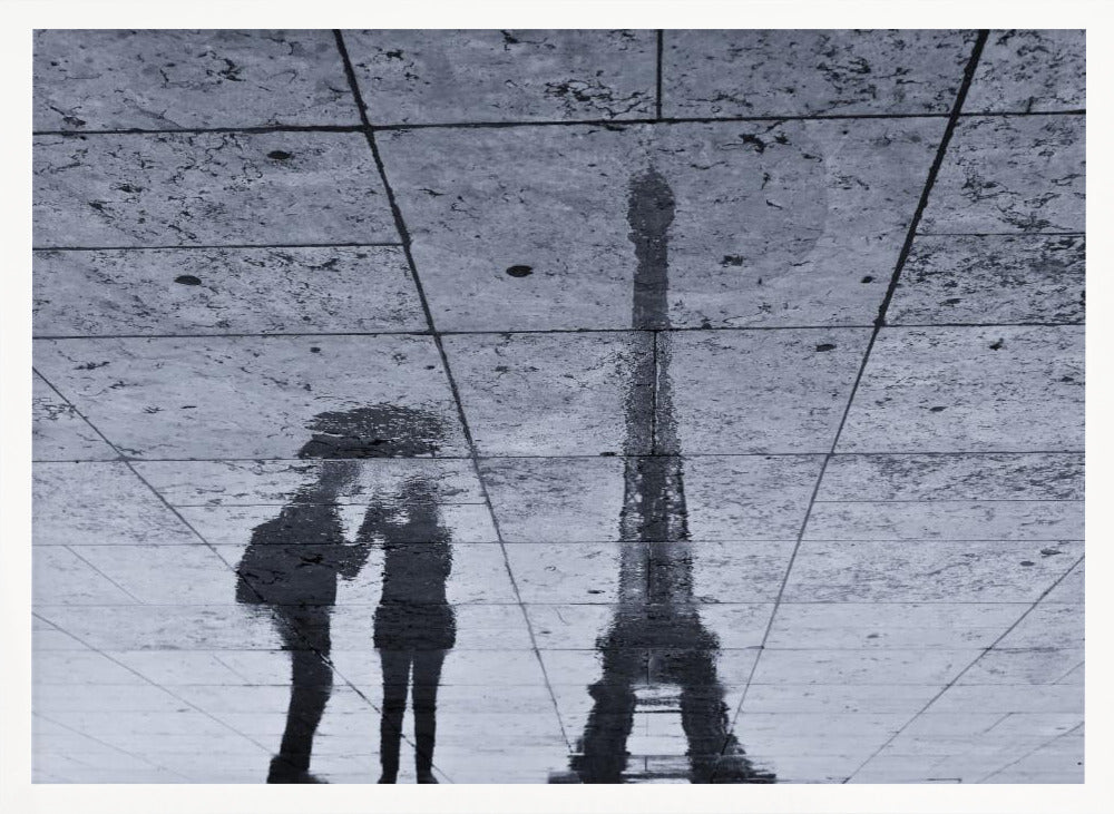 Under the Rain in Paris - Poster / Art Print