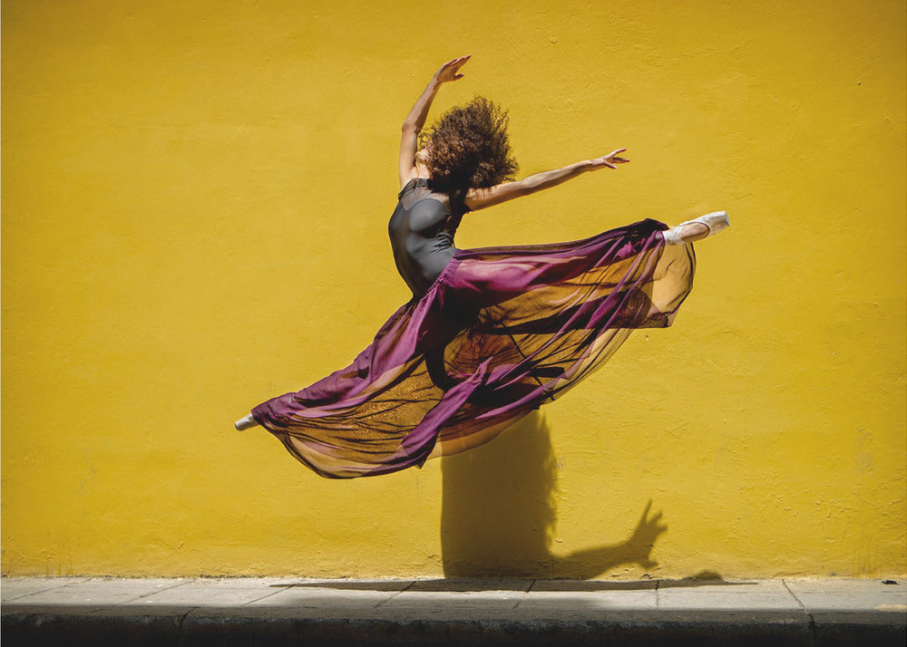 Ballet dancer jumping - Poster / Art Print