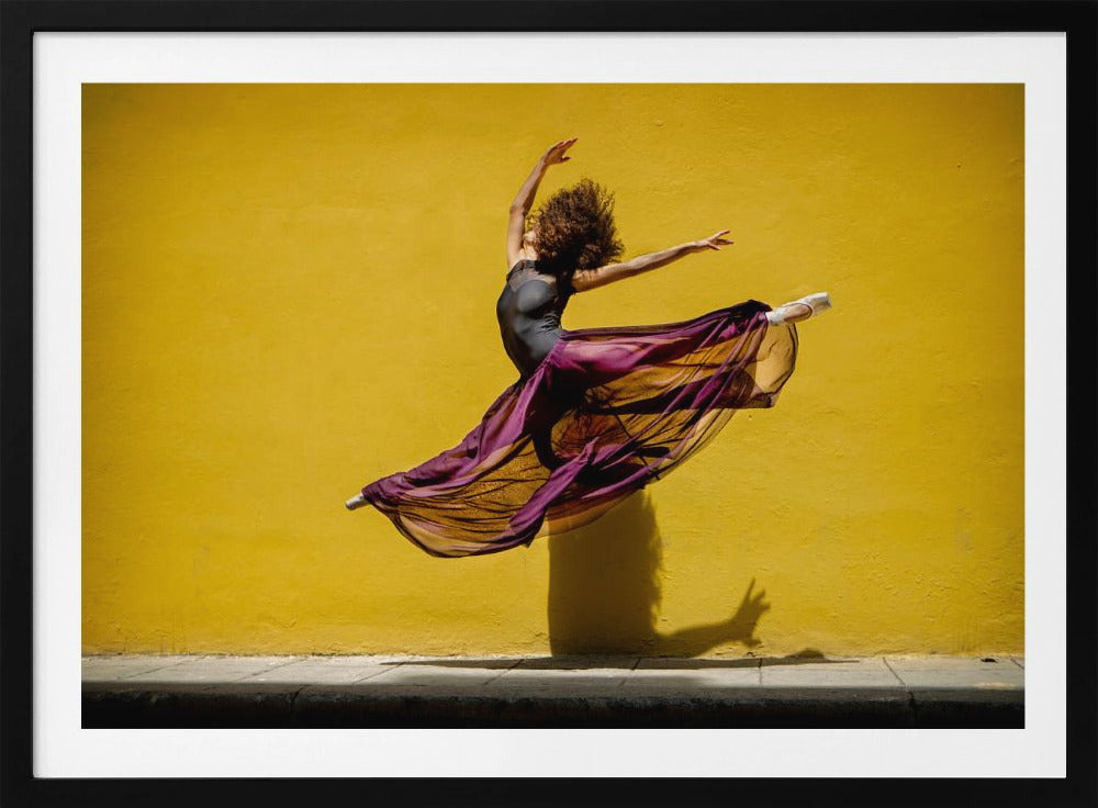 Ballet dancer jumping - Poster / Art Print