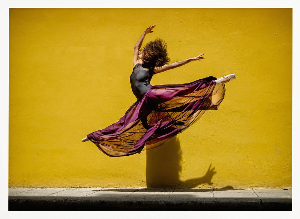 Ballet dancer jumping - Poster / Art Print