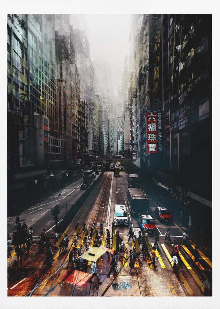 Streets of Hong Kong - Poster / Art Print