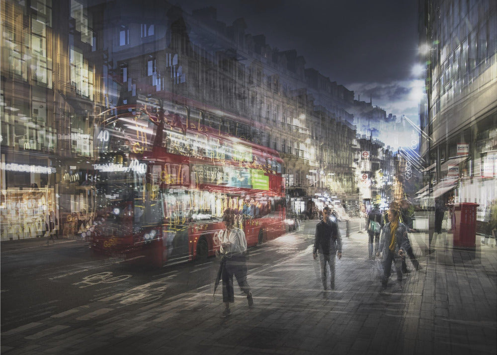 On the streets of London - Poster / Art Print