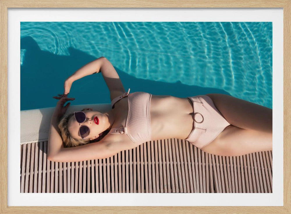 Poolside - Poster / Art Print