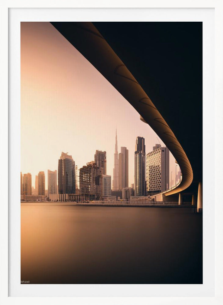 Dubai Business Bay - Poster / Art Print