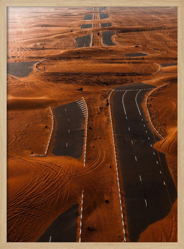 Dubai desert - Poster / Art Print