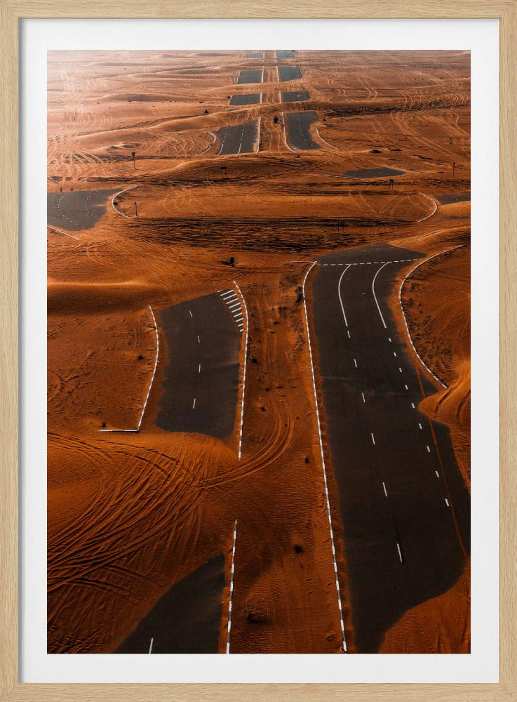 Dubai desert - Poster / Art Print