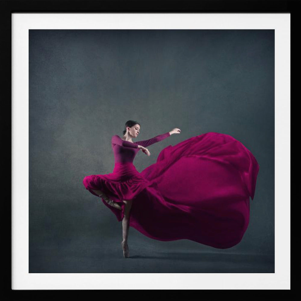 The girl & dance - Poster / Art Print