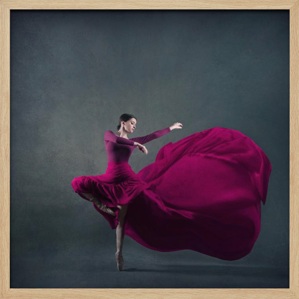 The girl & dance - Poster / Art Print