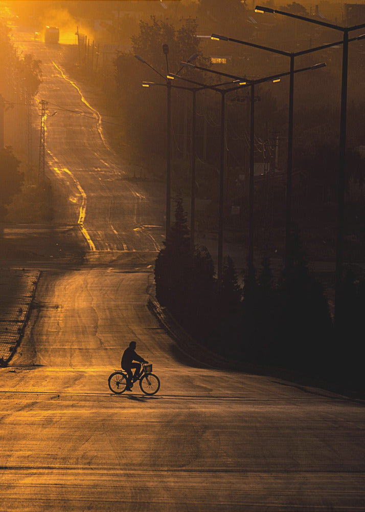 On the way to work - Poster / Art Print