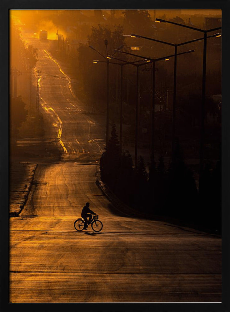 On the way to work - Poster / Art Print
