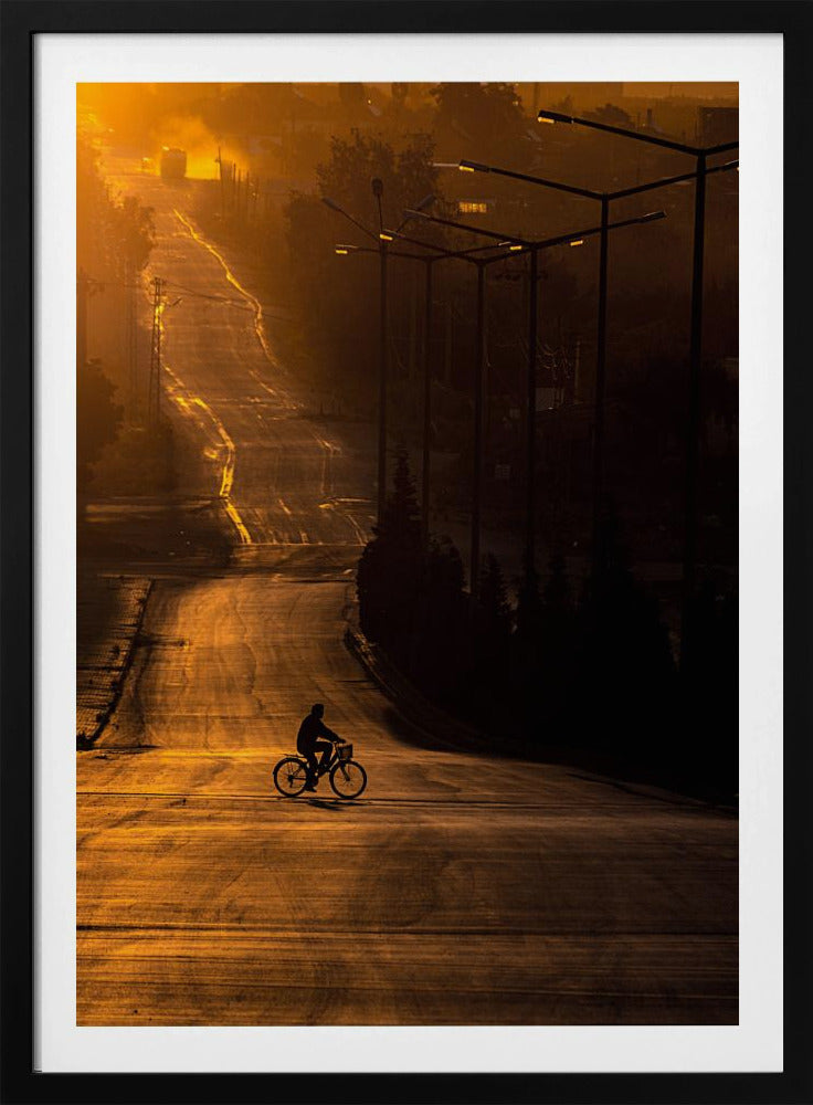 On the way to work - Poster / Art Print