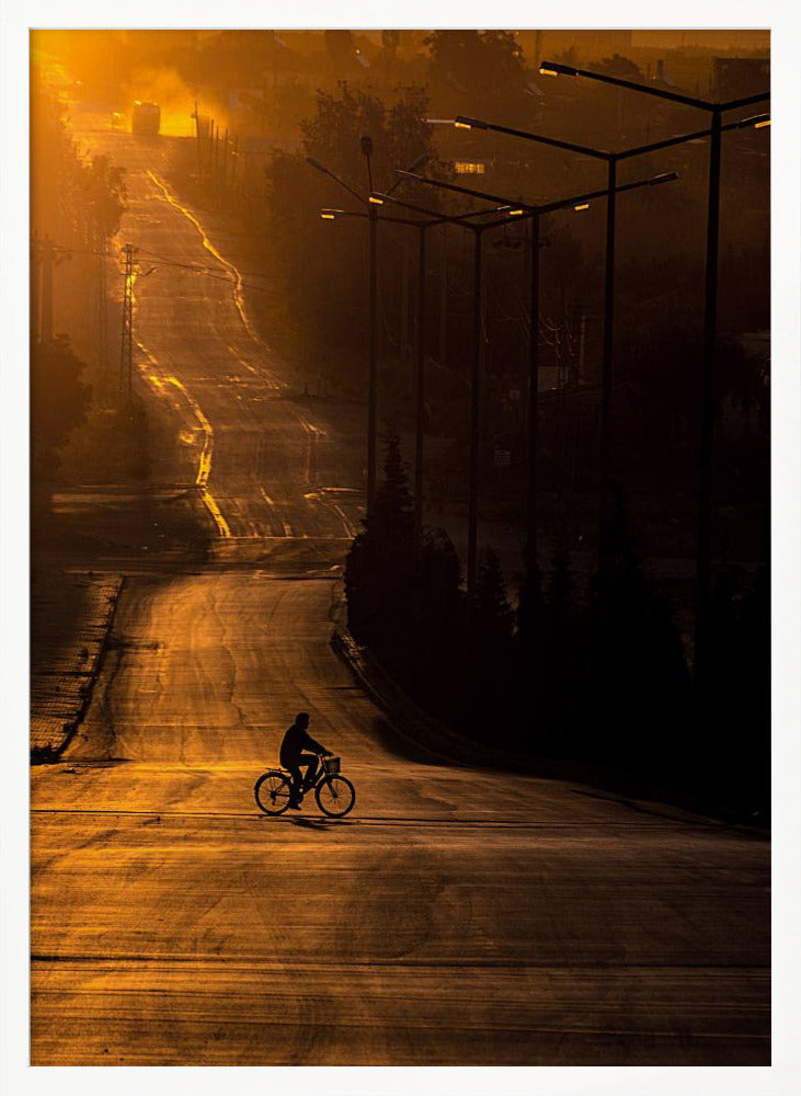 On the way to work - Poster / Art Print