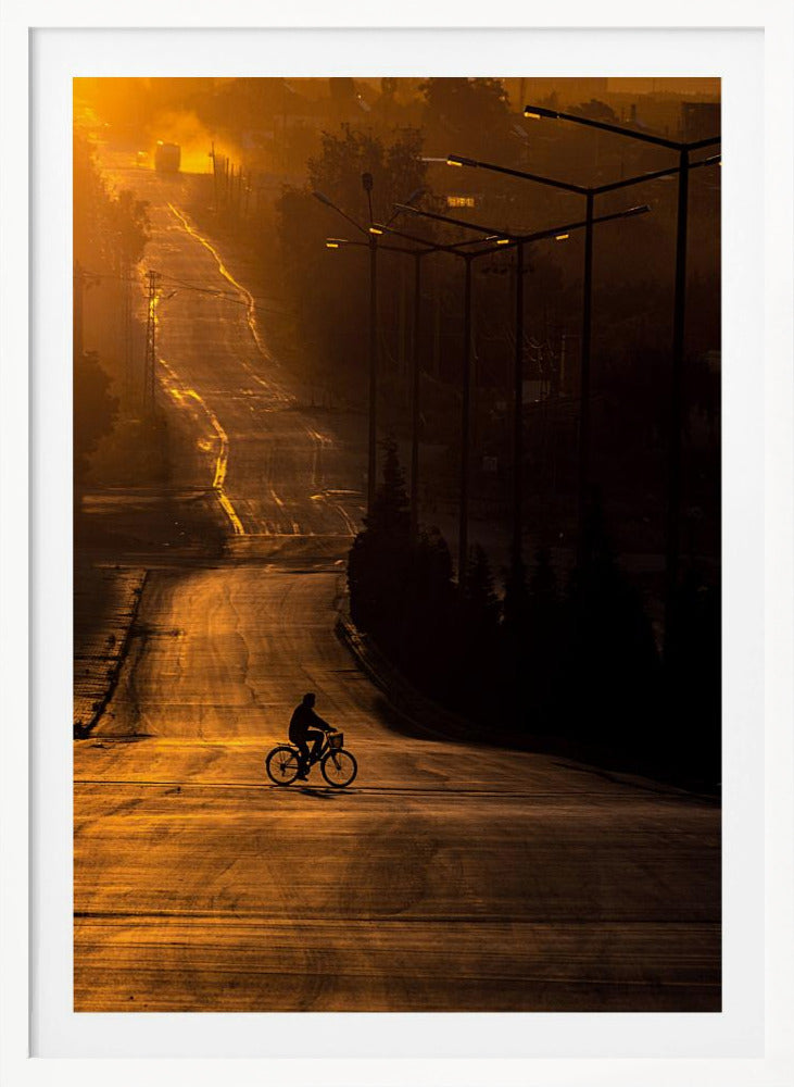On the way to work - Poster / Art Print