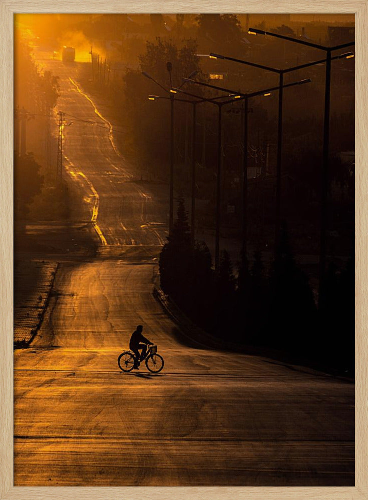 On the way to work - Poster / Art Print