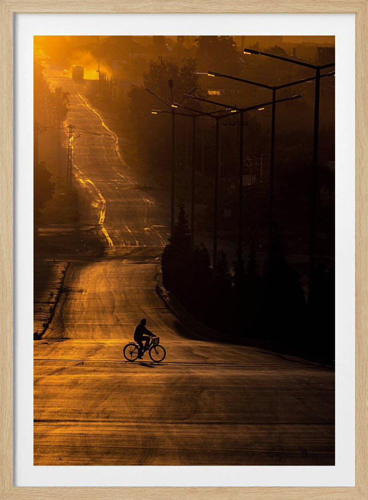 On the way to work - Poster / Art Print