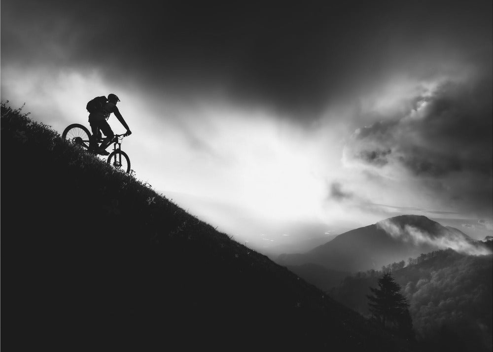 Sunrise ride - Poster / Art Print