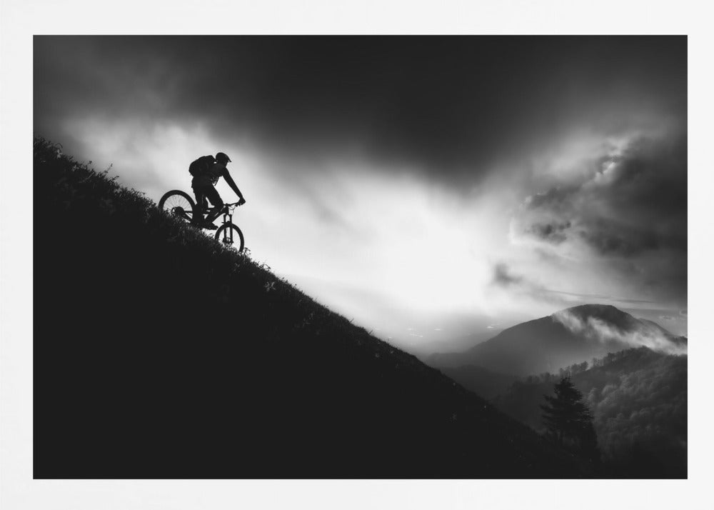 Sunrise ride - Poster / Art Print