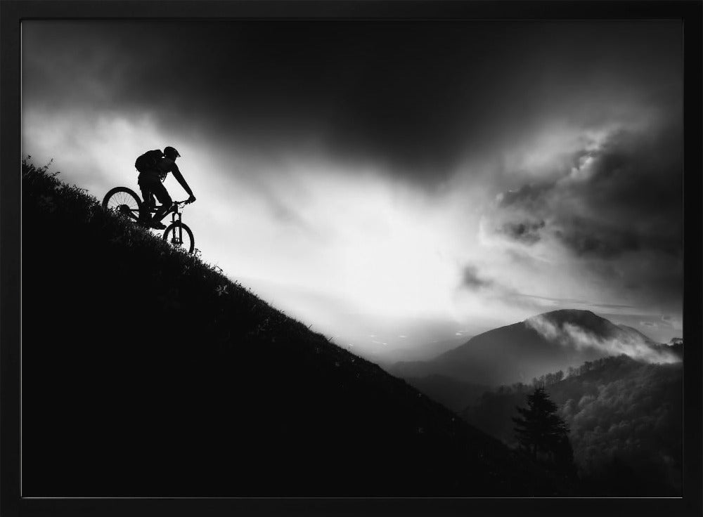 Sunrise ride - Poster / Art Print