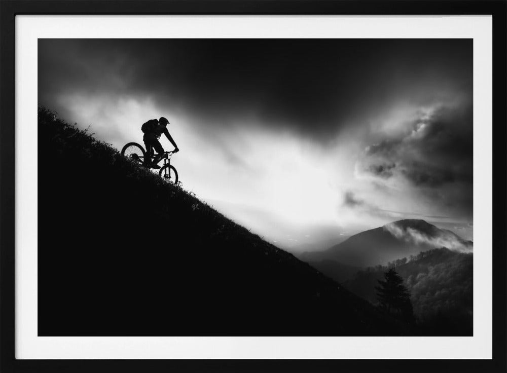 Sunrise ride - Poster / Art Print
