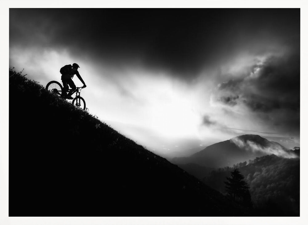 Sunrise ride - Poster / Art Print