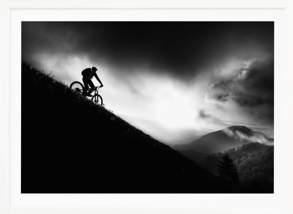 Sunrise ride - Poster / Art Print