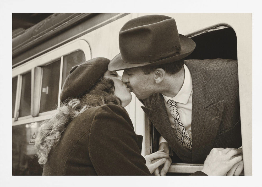 The Goodbye Kiss - Poster / Art Print