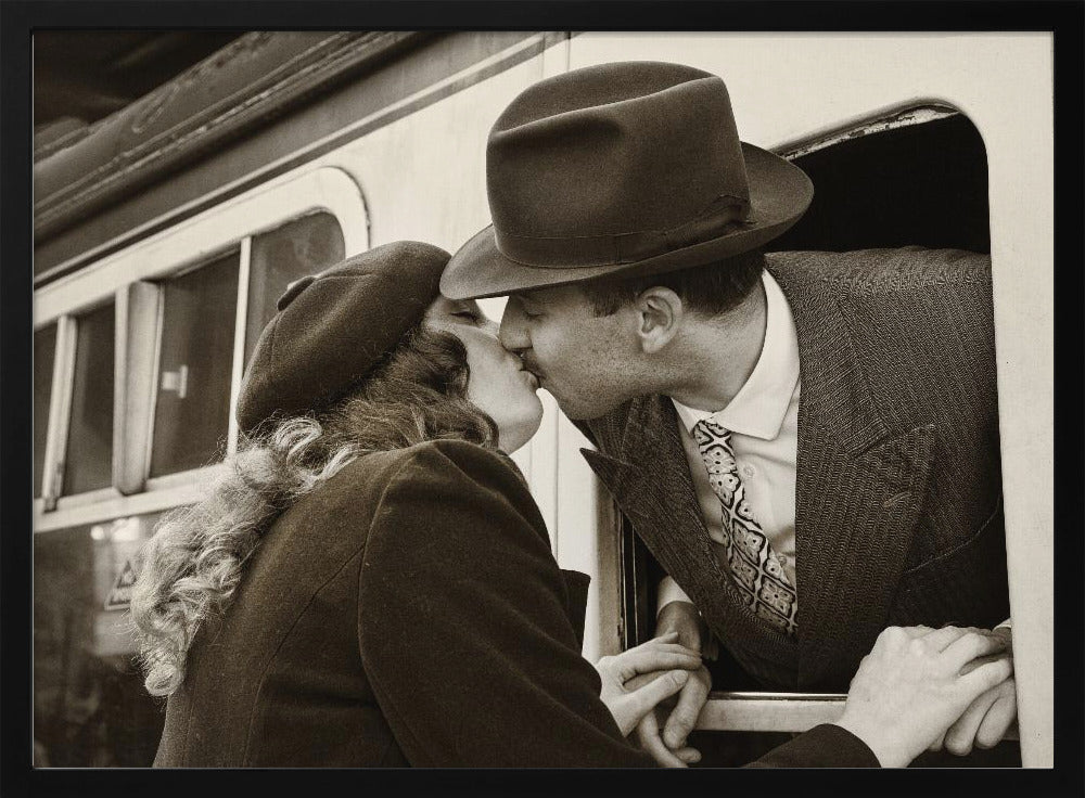 The Goodbye Kiss - Poster / Art Print