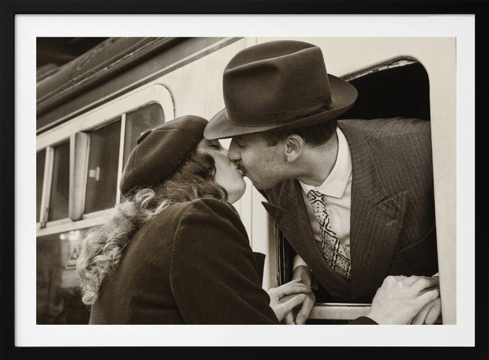 The Goodbye Kiss - Poster / Art Print