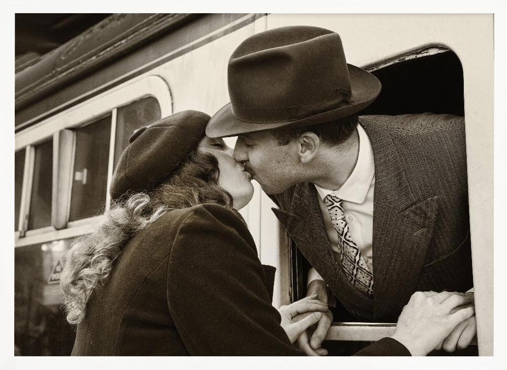 The Goodbye Kiss - Poster / Art Print