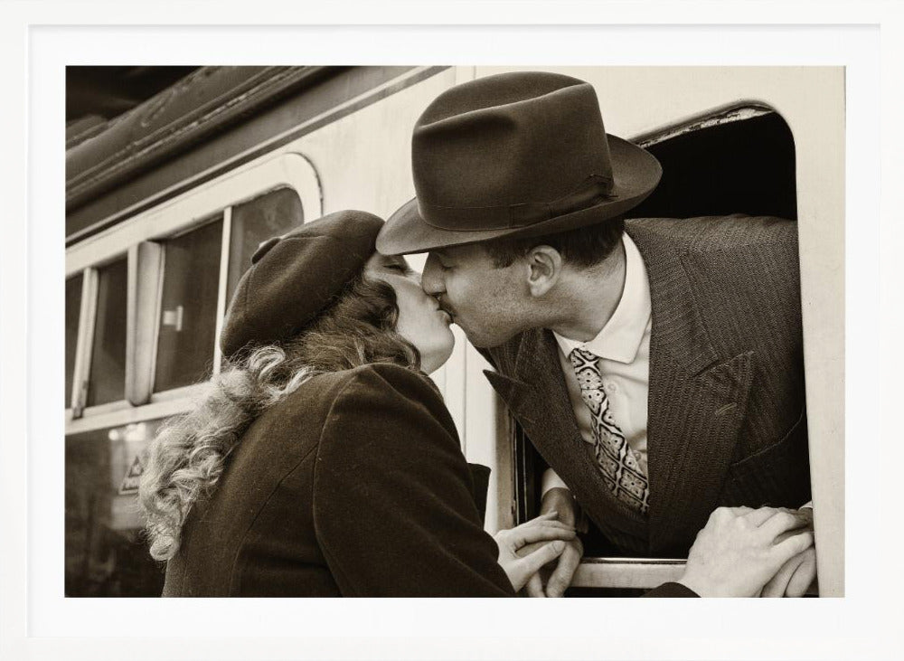 The Goodbye Kiss - Poster / Art Print