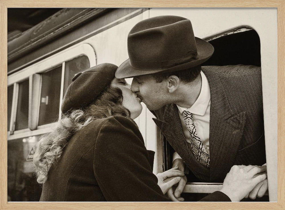 The Goodbye Kiss - Poster / Art Print