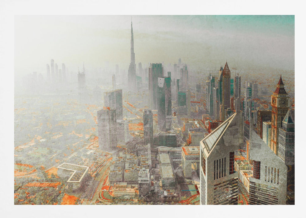 Twin Towers - Dubai - Poster / Art Print