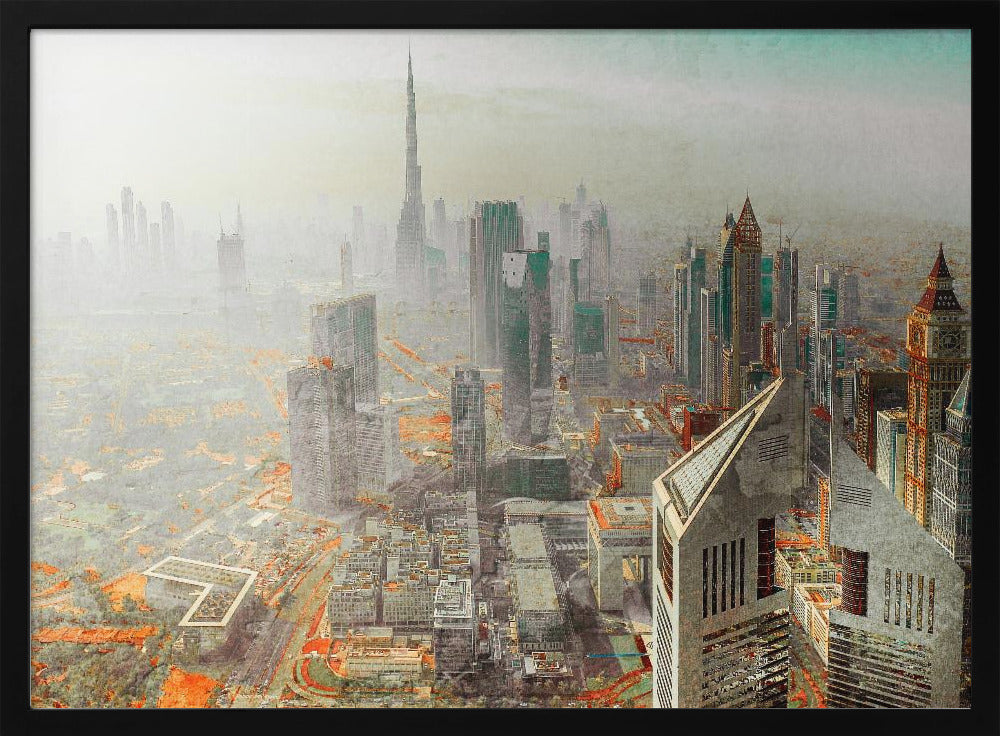 Twin Towers - Dubai - Poster / Art Print
