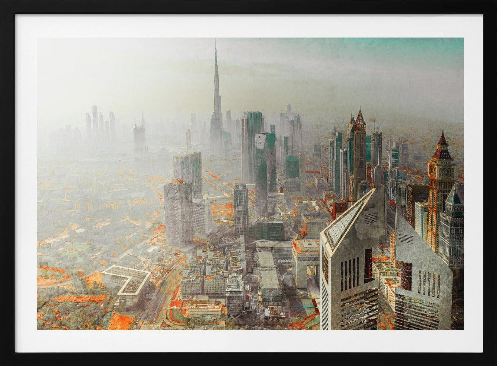 Twin Towers - Dubai - Poster / Art Print