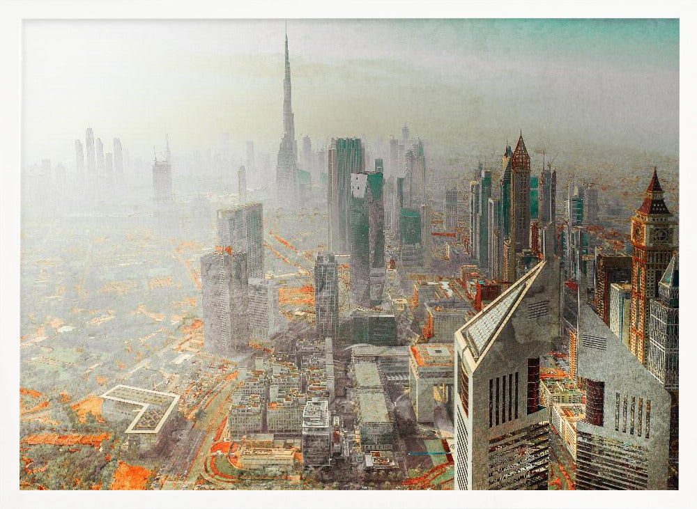 Twin Towers - Dubai - Poster / Art Print