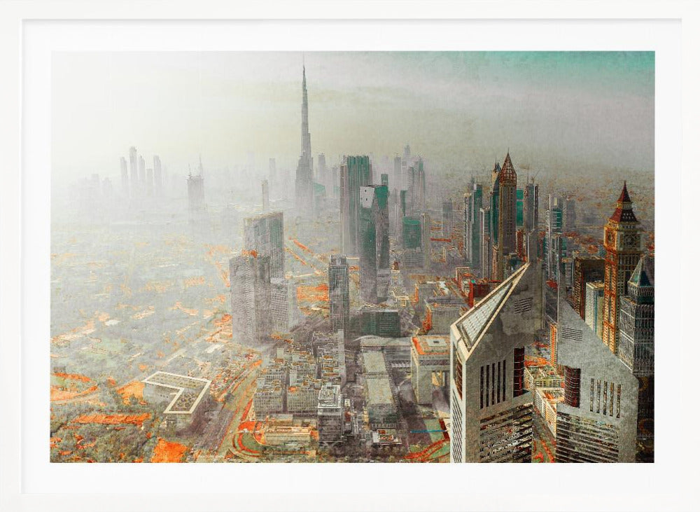 Twin Towers - Dubai - Poster / Art Print