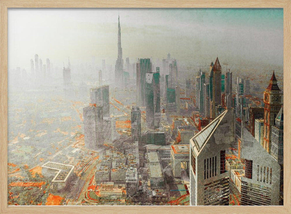 Twin Towers - Dubai - Poster / Art Print