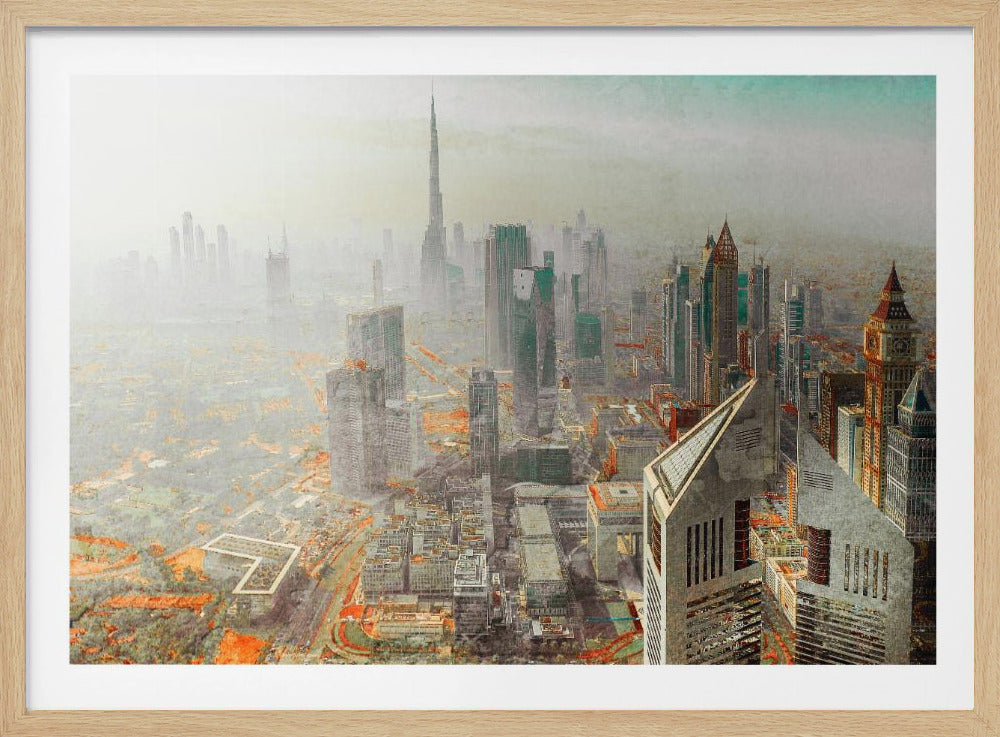 Twin Towers - Dubai - Poster / Art Print