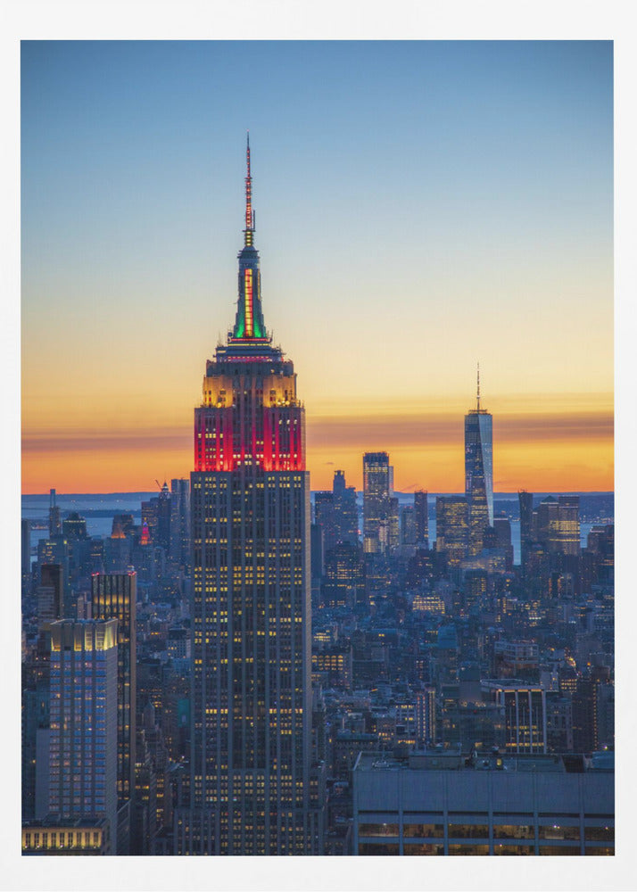 Blue Manhattan - Poster / Art Print