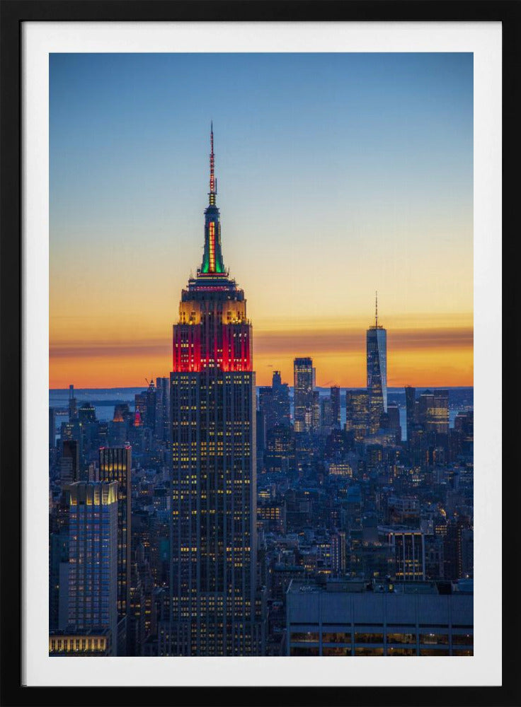 Blue Manhattan - Poster / Art Print