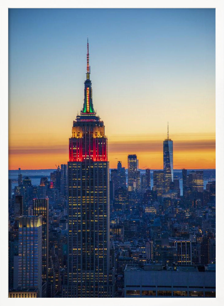 Blue Manhattan - Poster / Art Print