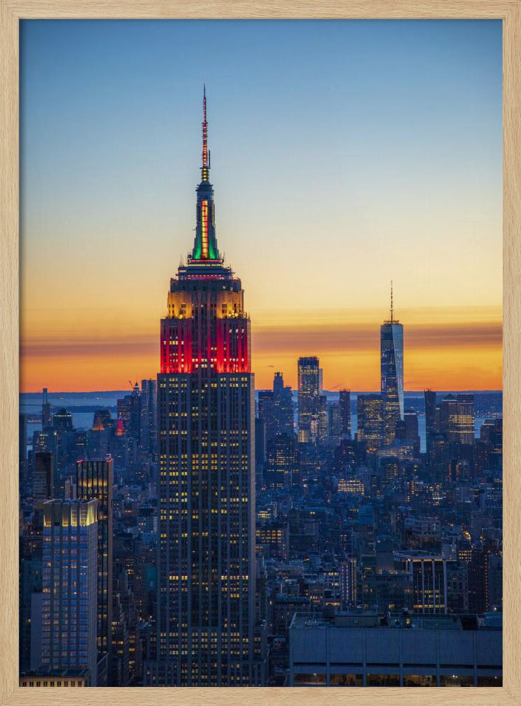 Blue Manhattan - Poster / Art Print