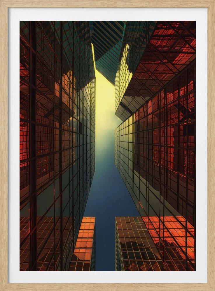 Hong Kong city - Poster / Art Print