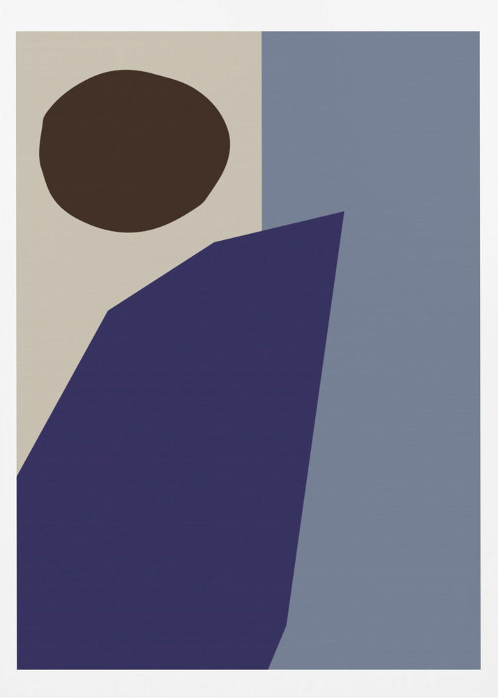 Color Blocks 02 Blue - Poster / Art Print