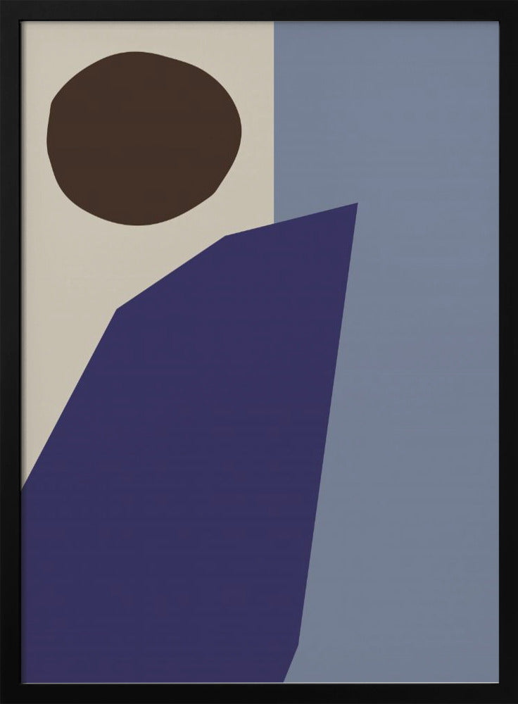 Color Blocks 02 Blue - Poster / Art Print