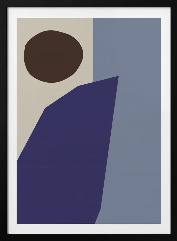 Color Blocks 02 Blue - Poster / Art Print