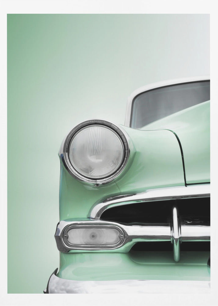 US classic car 1954 Bel Air Powerglide - Poster / Art Print