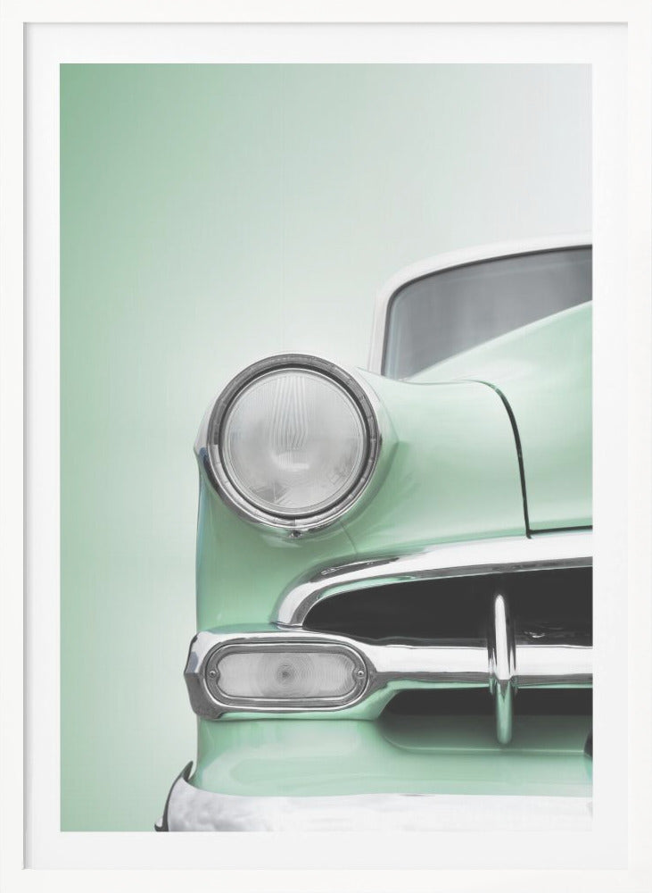 US classic car 1954 Bel Air Powerglide - Poster / Art Print